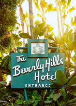 Load image into Gallery viewer, Wayne Ford Studio Photography Print Beverly Hills Hotel Sign