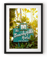 Load image into Gallery viewer, Wayne Ford Studio Photography Print Beverly Hills Hotel Sign
