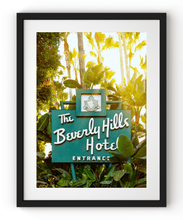 Load image into Gallery viewer, Wayne Ford Studio Photography Print Beverly Hills Hotel Sign