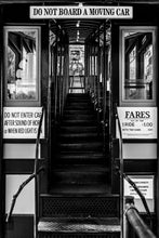 Load image into Gallery viewer, Wayne Ford Studio Photography Print DTLA Funicular Black & White