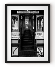 Load image into Gallery viewer, Wayne Ford Studio Photography Print DTLA Funicular Black &amp; White
