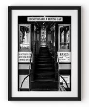 Load image into Gallery viewer, Wayne Ford Studio Photography Print DTLA Funicular Black & White
