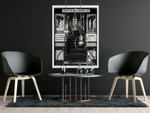 Load image into Gallery viewer, Wayne Ford Studio Photography Print DTLA Funicular Black & White