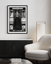 Load image into Gallery viewer, Wayne Ford Studio Photography Print DTLA Funicular Black &amp; White
