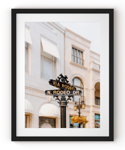 Load image into Gallery viewer, Wayne Ford Studio Photography Print Rodeo Drive Sign