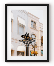Load image into Gallery viewer, Wayne Ford Studio Photography Print Rodeo Drive Sign
